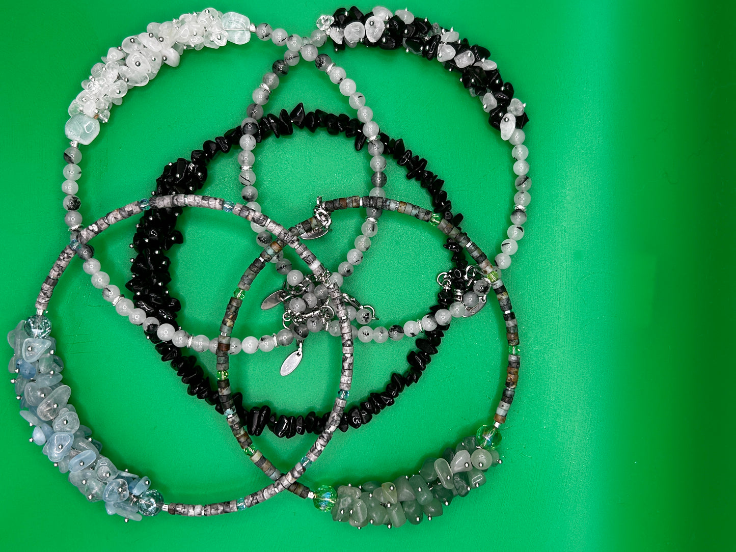 Vega Necklace – Natural Gemstone Choker