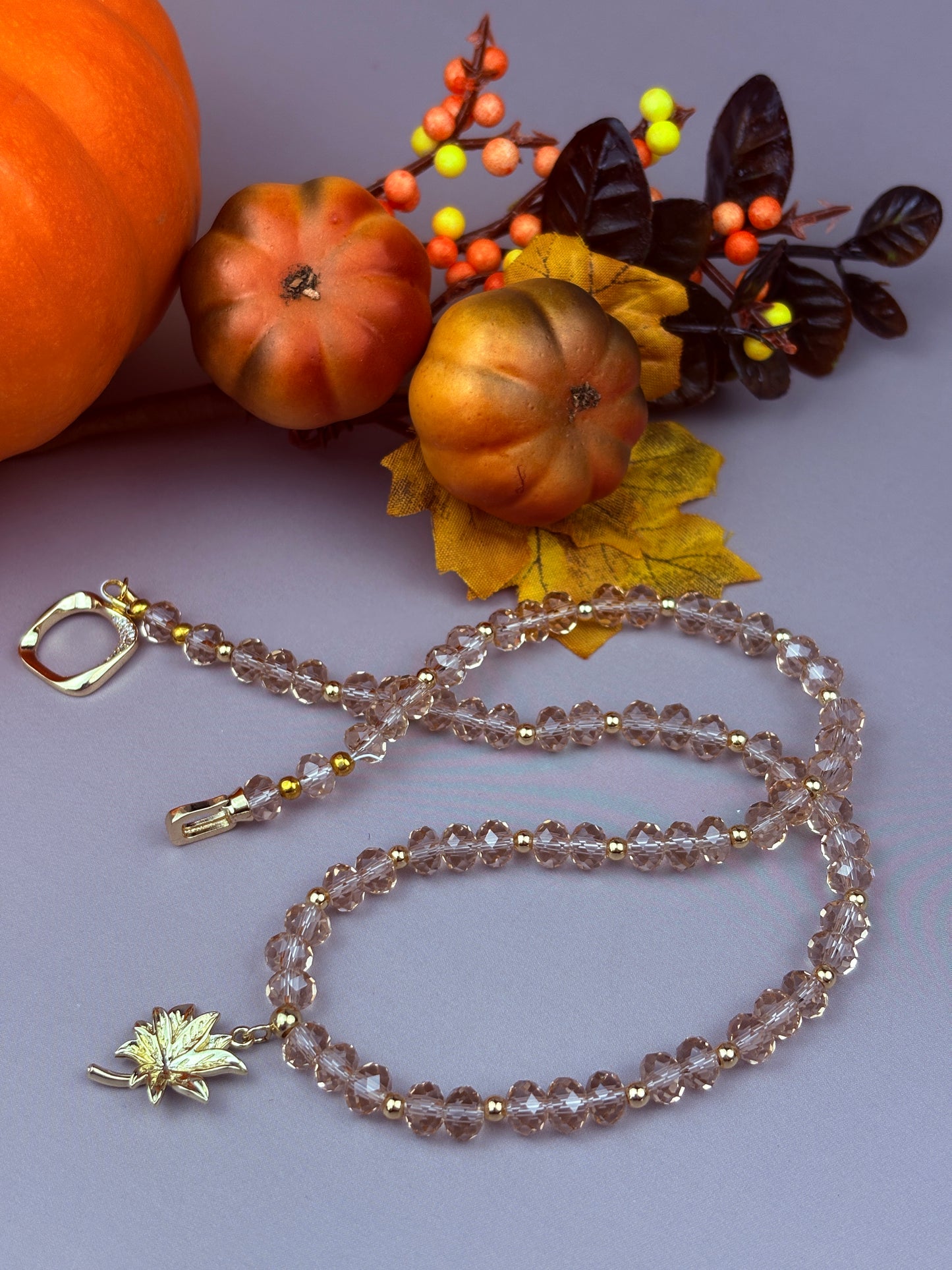 Maple Set – Crystal Jewelry Inspired by Autumn