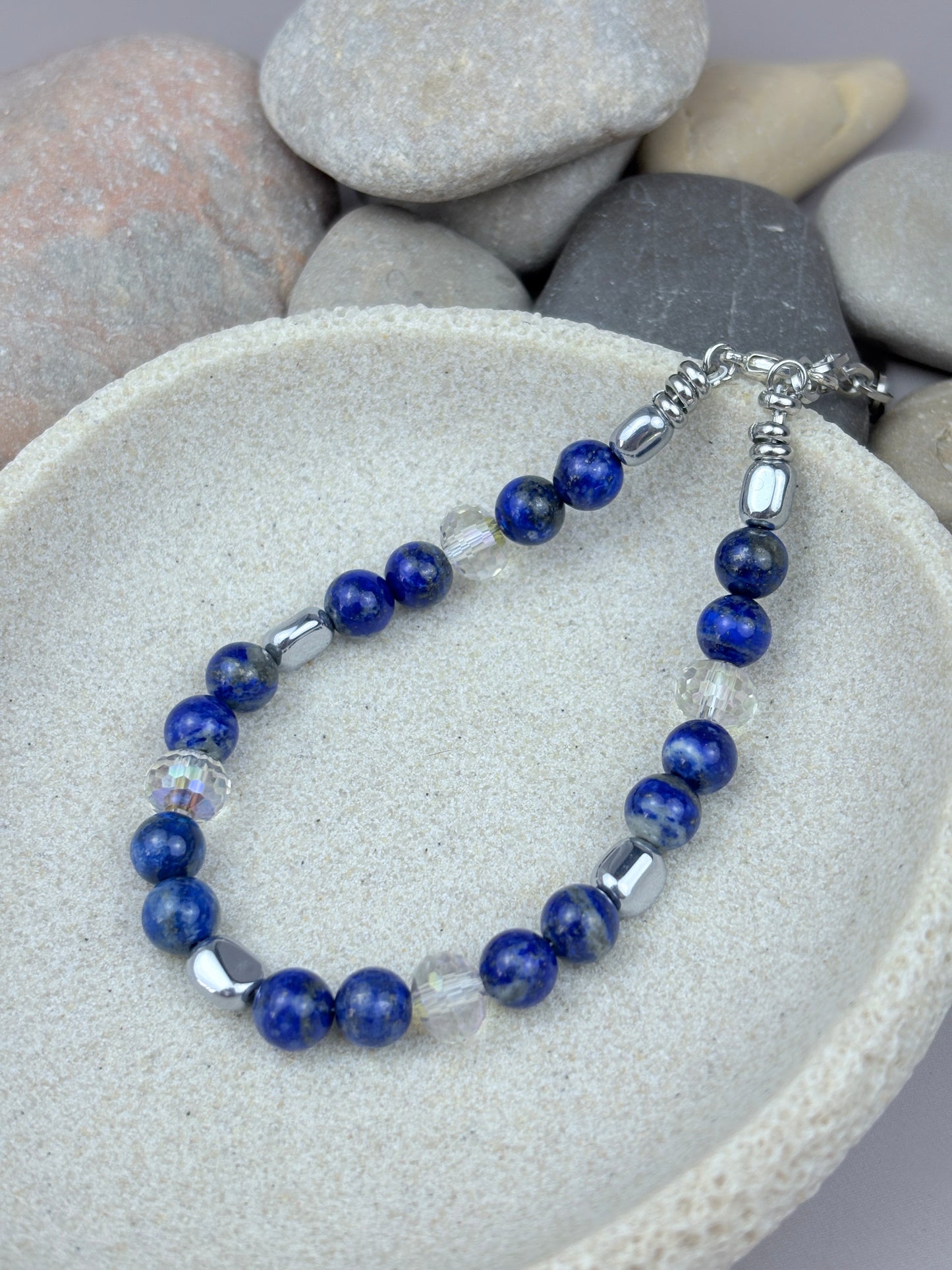 Oceana Set – Lapis Lazuli Necklace & Bracelet