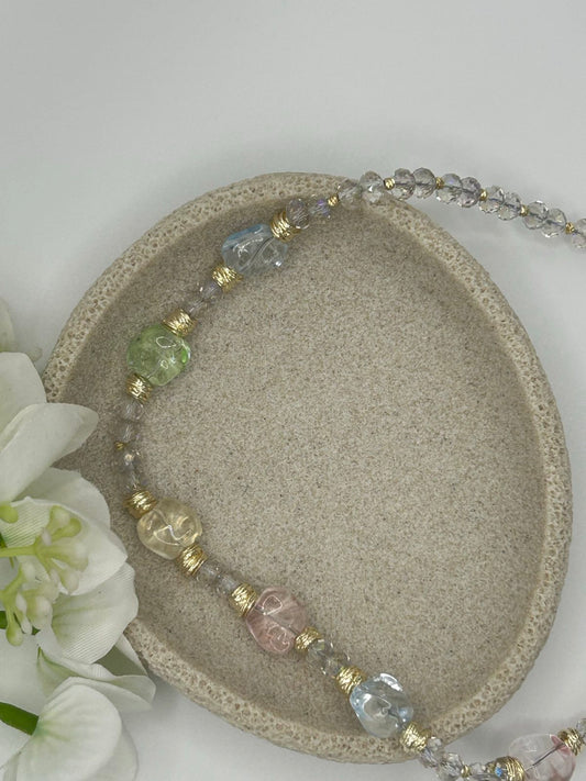 Earth necklace – Crystal Clarity, Grounded Elegance