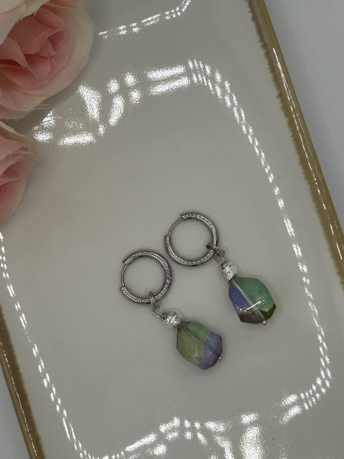 Conjunto Astra - Joyería de hematita y cristal