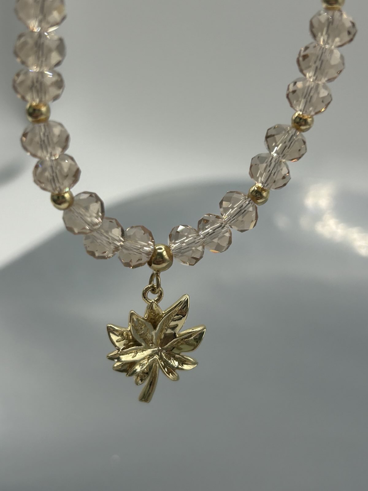 Conjunto Maple: Joyas de cristal inspiradas en el otoño