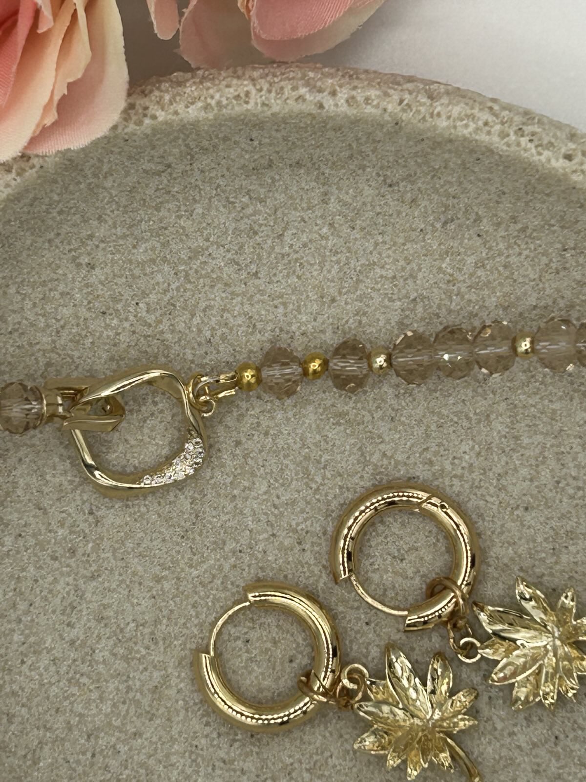 Conjunto Maple: Joyas de cristal inspiradas en el otoño