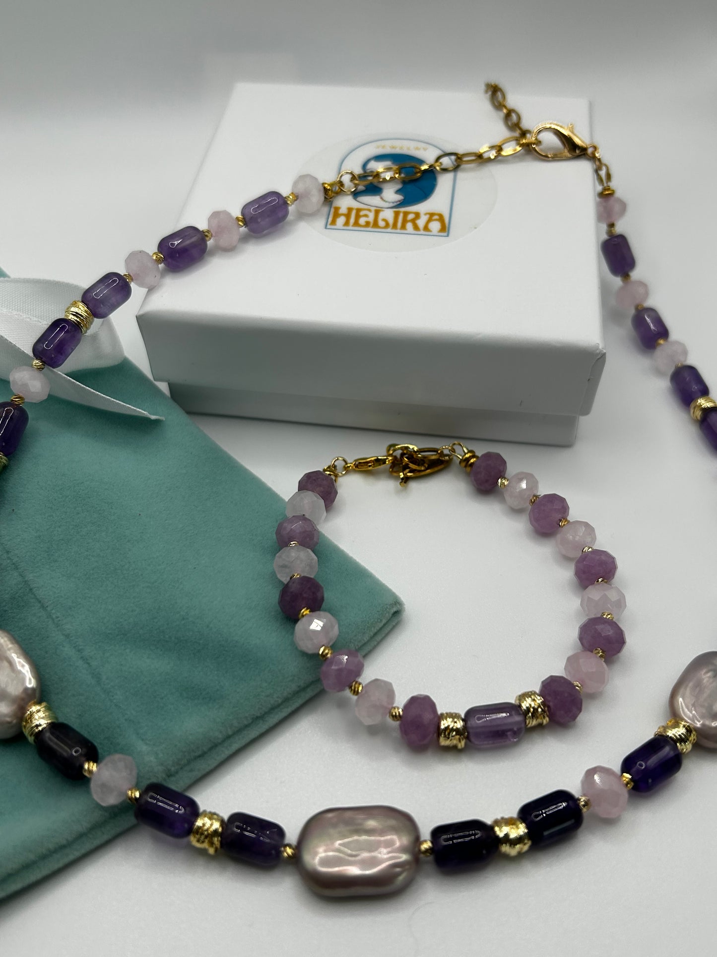 Elara Set – Amethyst Jewelry