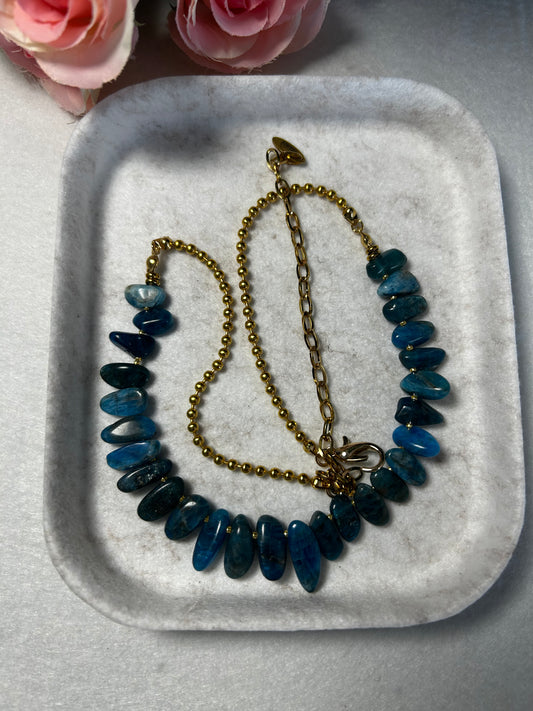 Maris Necklace – Apatite Jewelry
