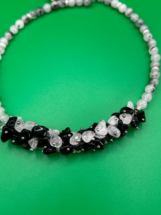Vega Necklace – Natural Gemstone Choker