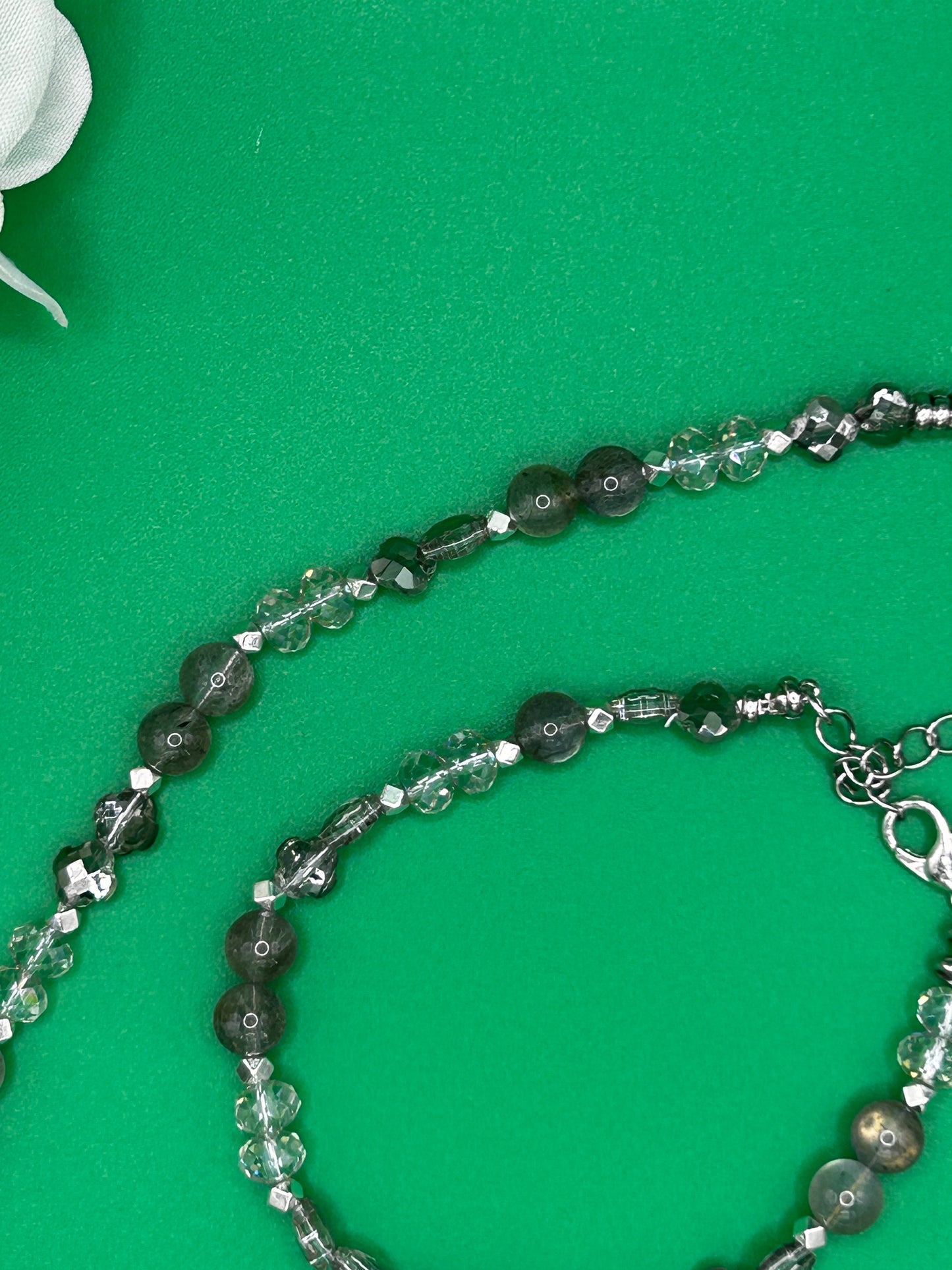 Flora Set – Labradorite & Crystal Jewelry Trio