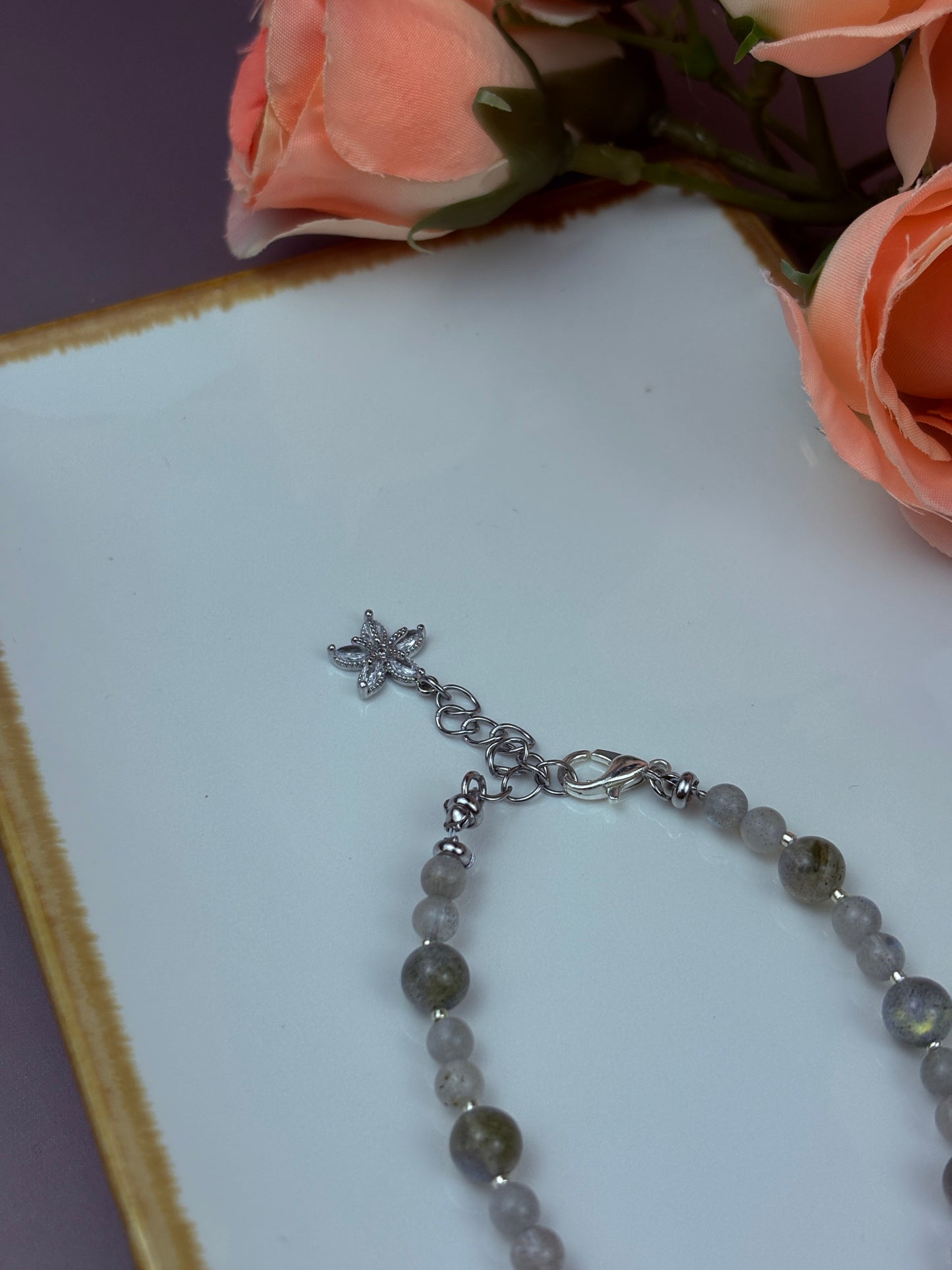 Ivy Set – Labradorite Necklace & Bracelet