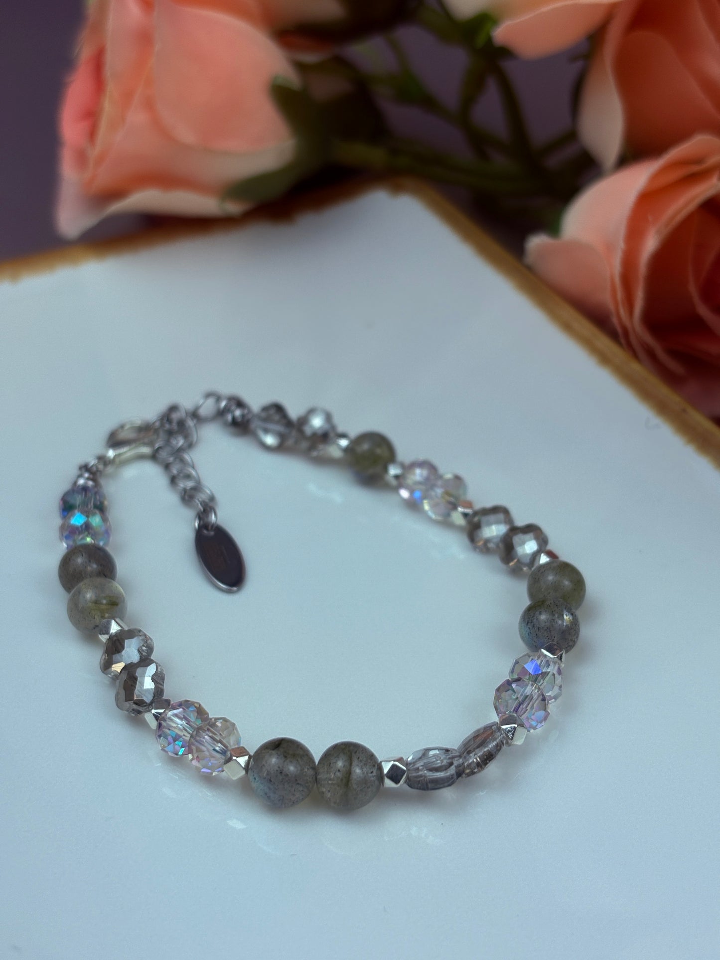 Ivy Set – Labradorite Necklace & Bracelet