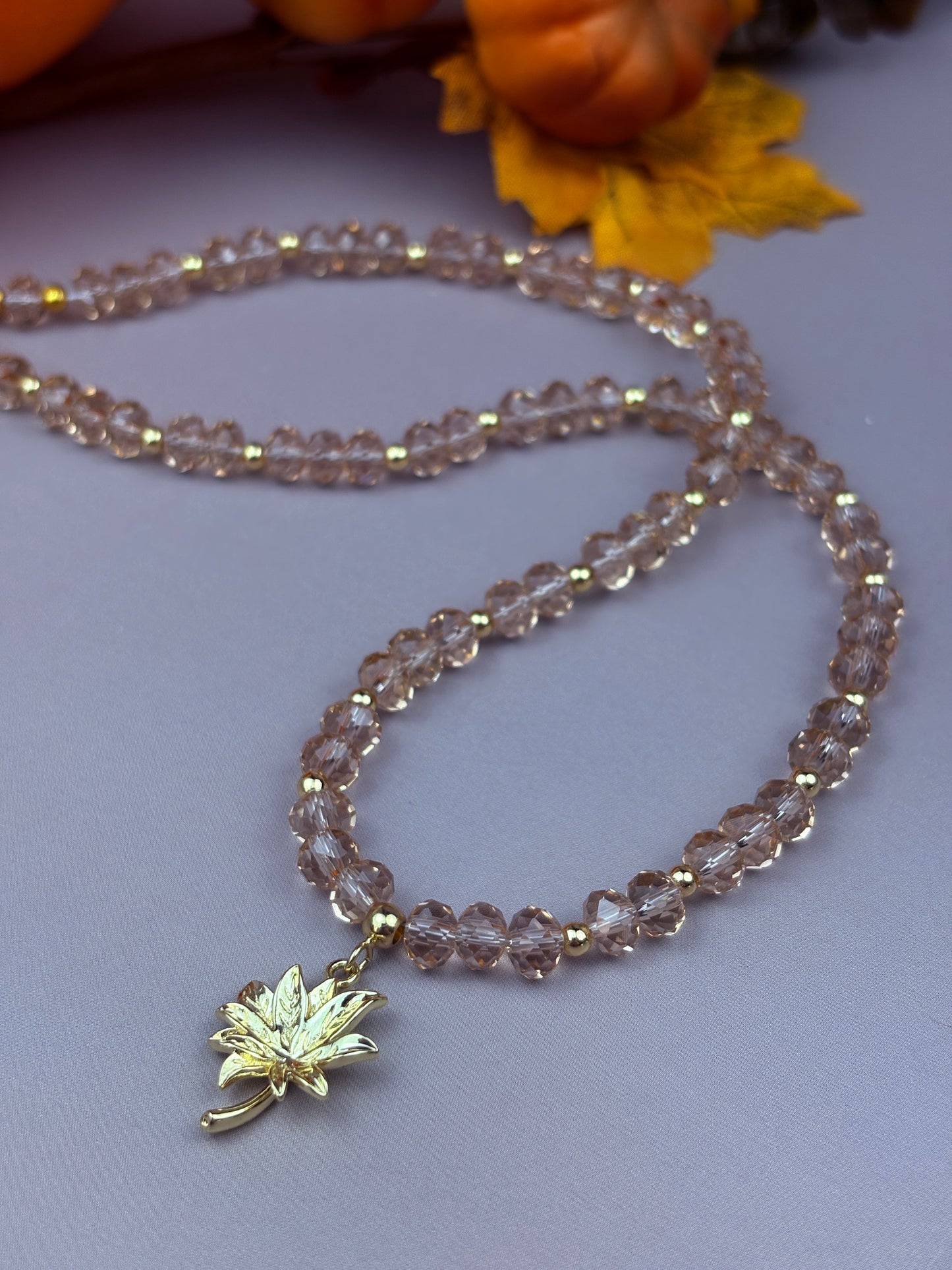 Maple Set – Crystal Jewelry Inspired by Autumn