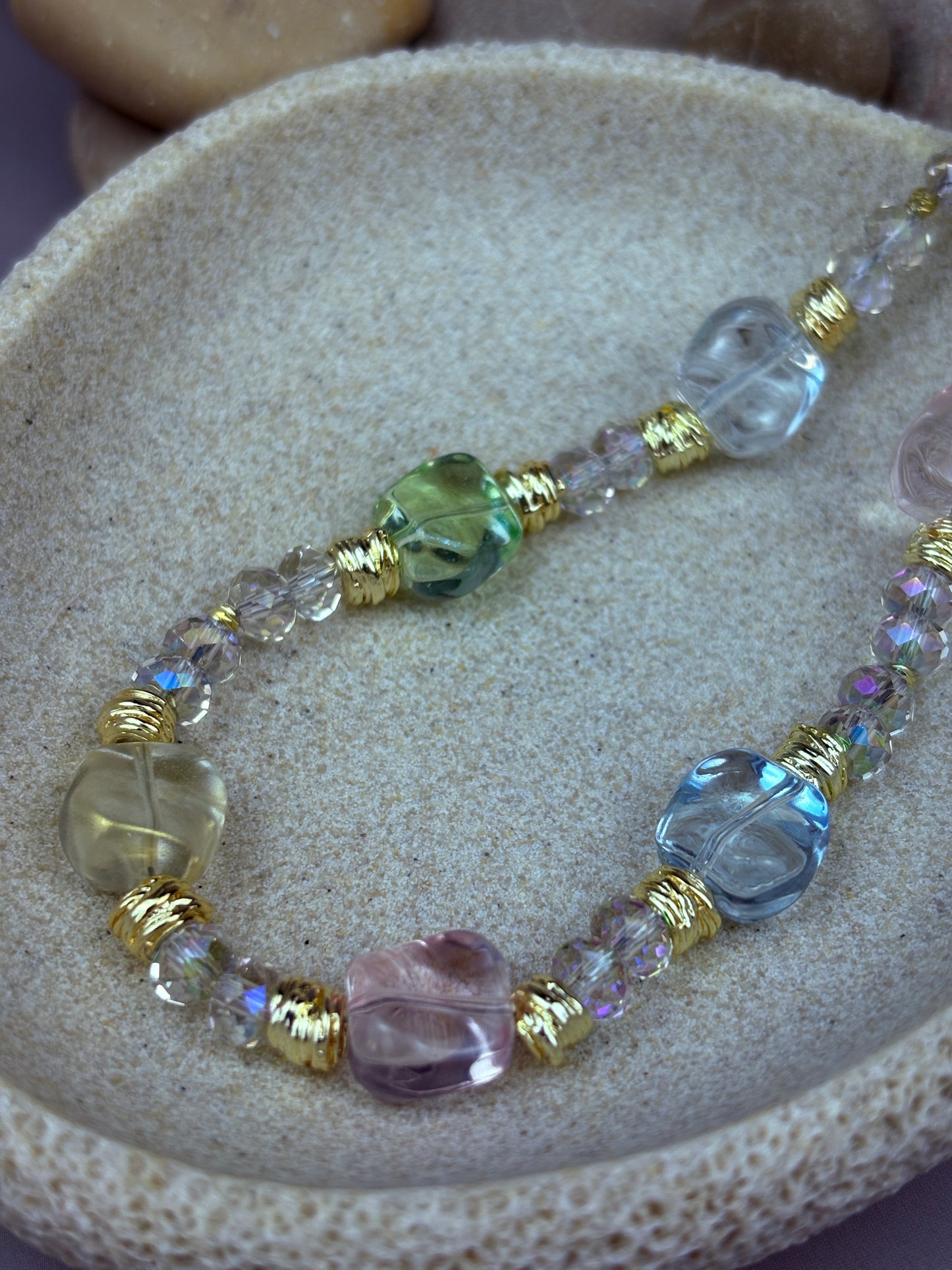 Earth necklace – Crystal Clarity, Grounded Elegance
