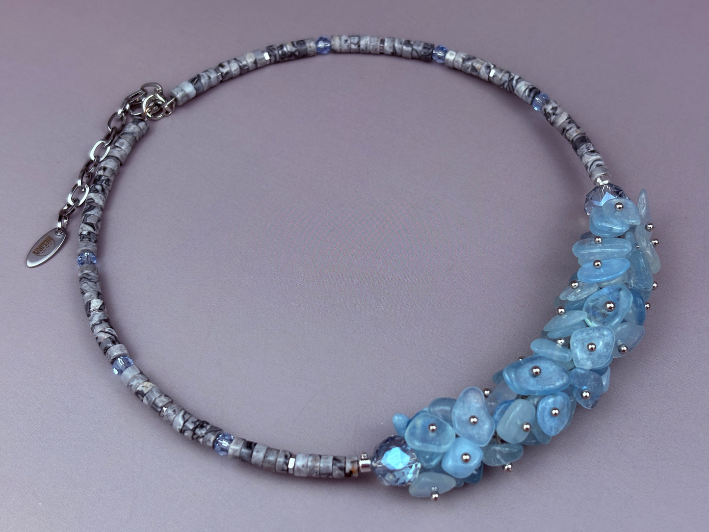 Vega Necklace – Natural Gemstone Choker