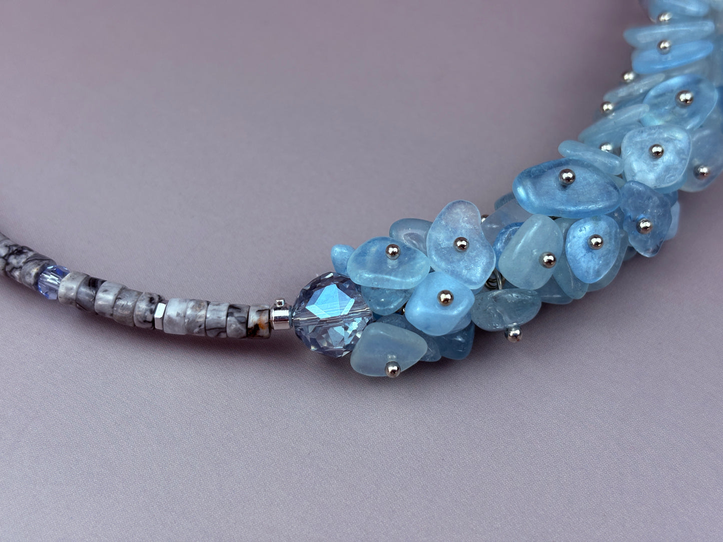 Vega Necklace – Natural Gemstone Choker