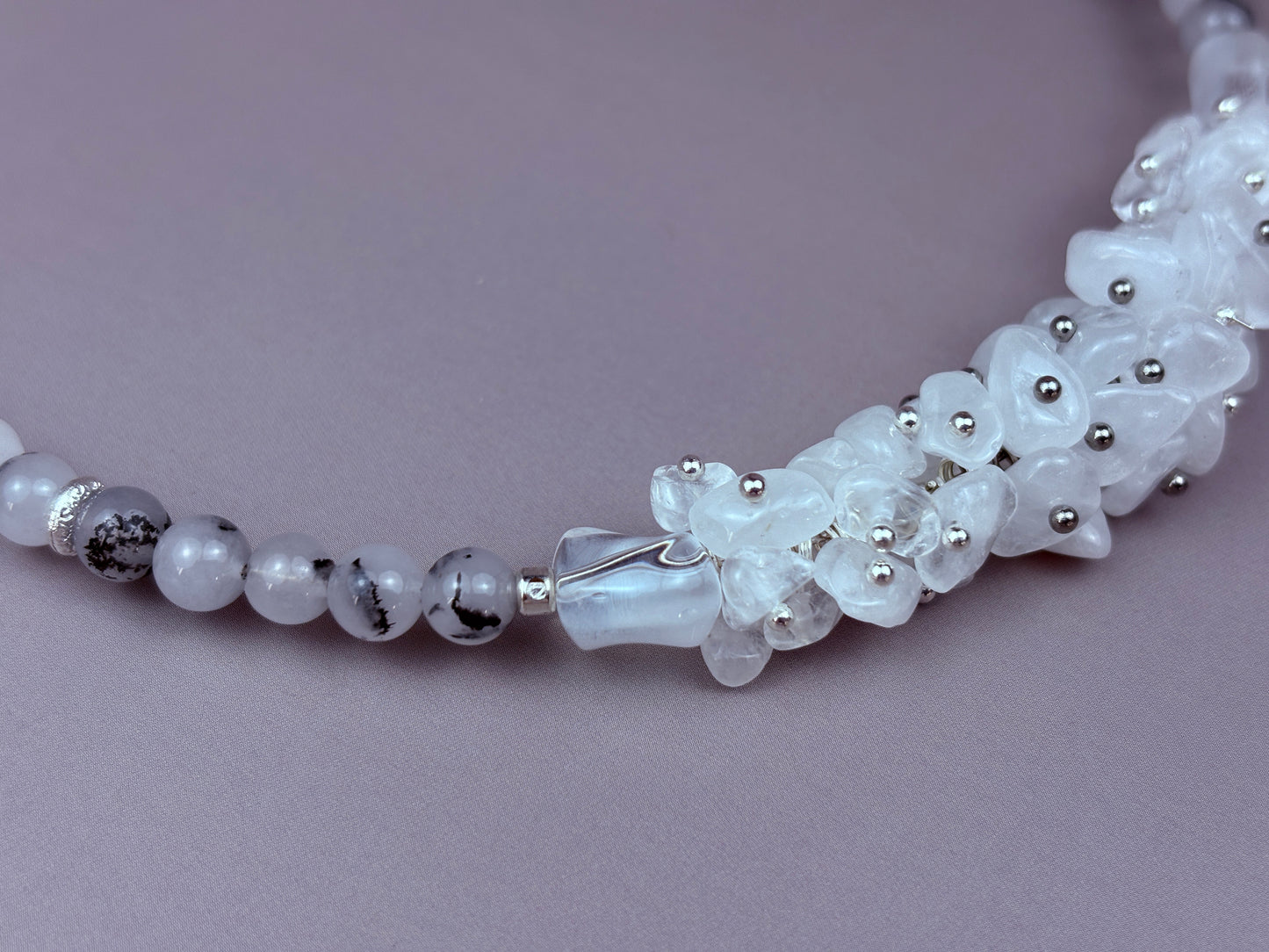 Vega Necklace – Natural Gemstone Choker