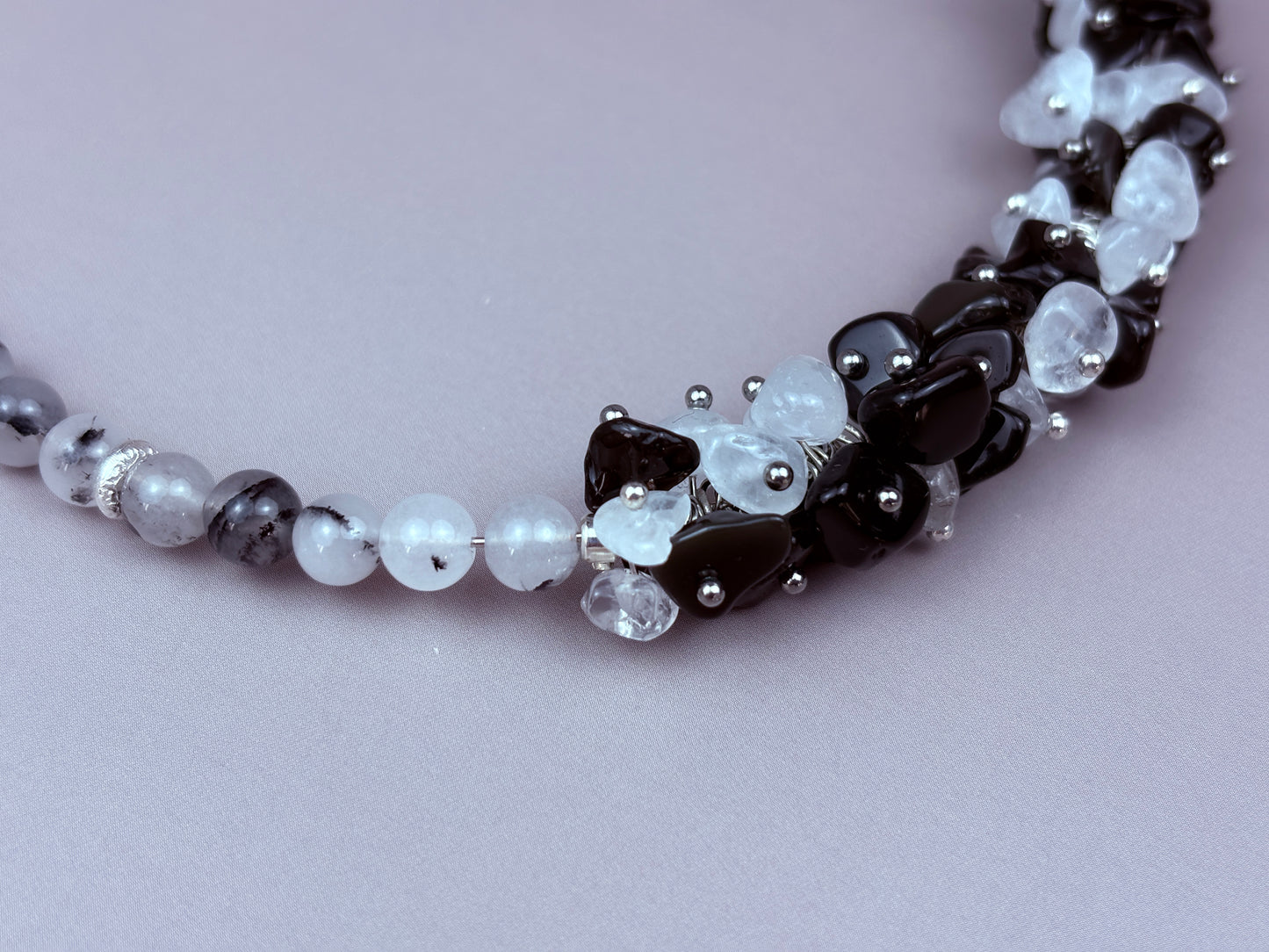 Vega Necklace – Natural Gemstone Choker