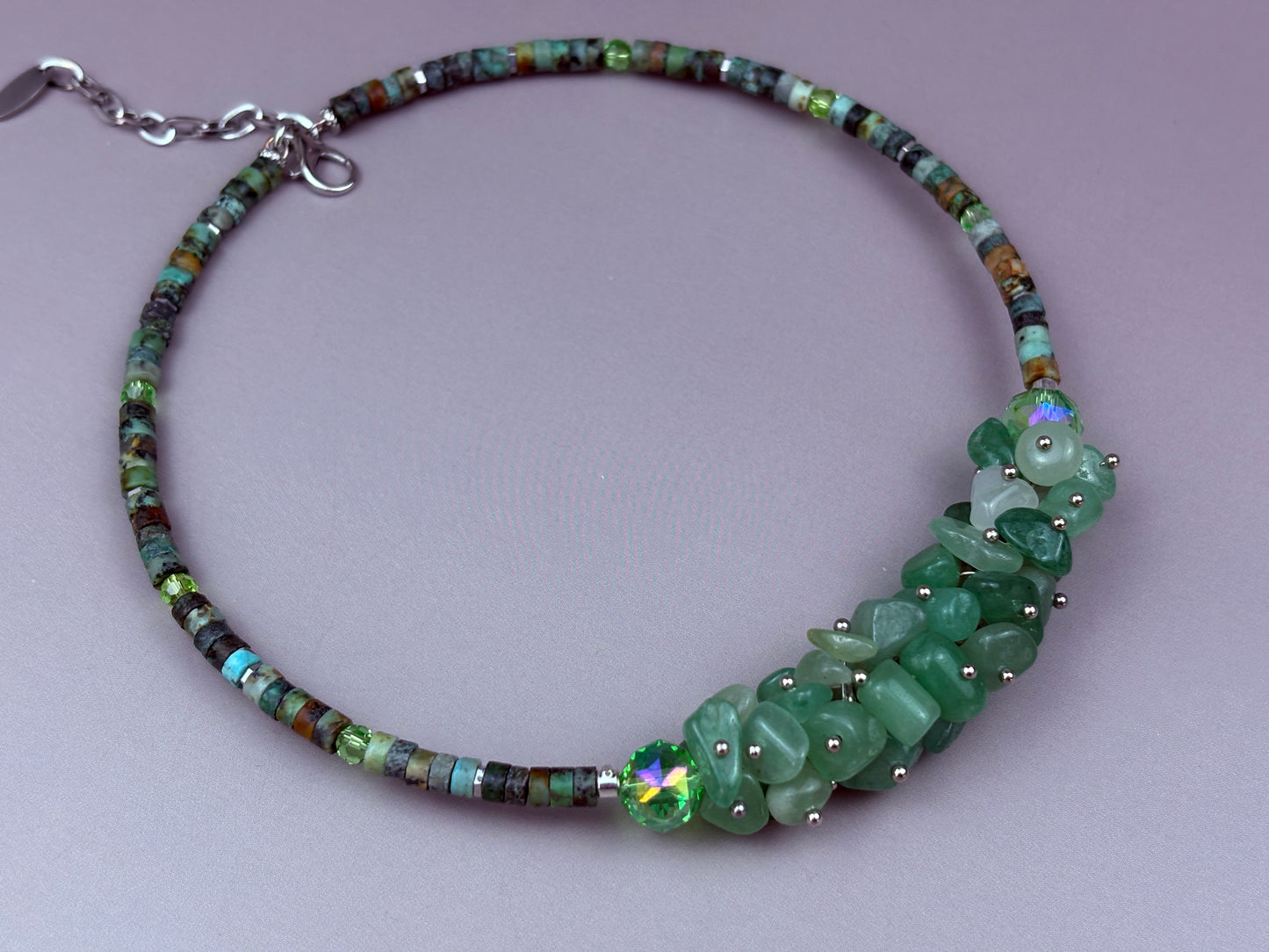 Vega Necklace – Natural Gemstone Choker