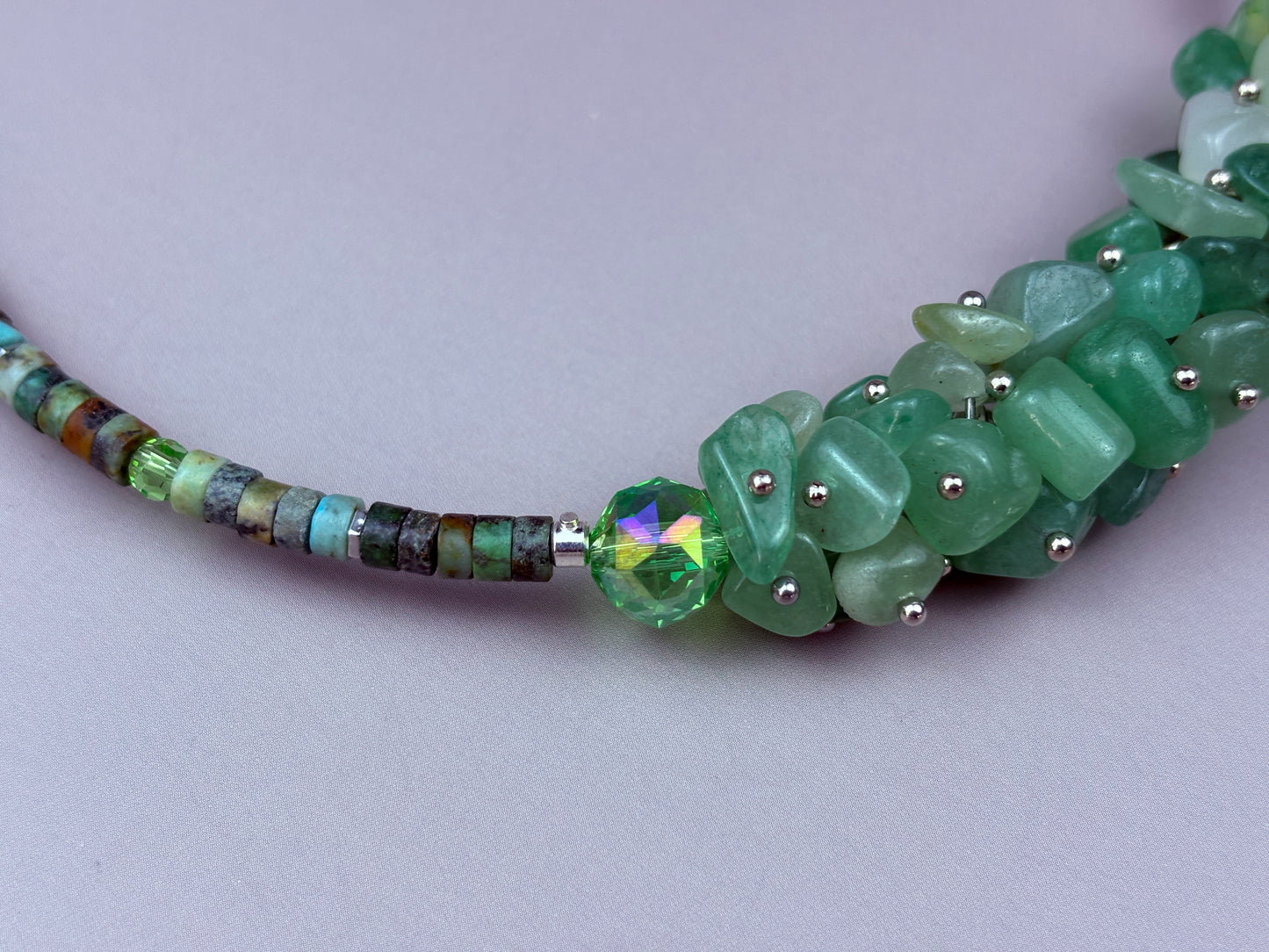 Vega Necklace – Natural Gemstone Choker