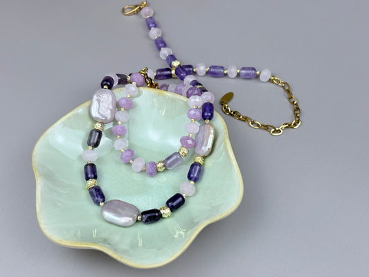 Elara Set – Amethyst Jewelry
