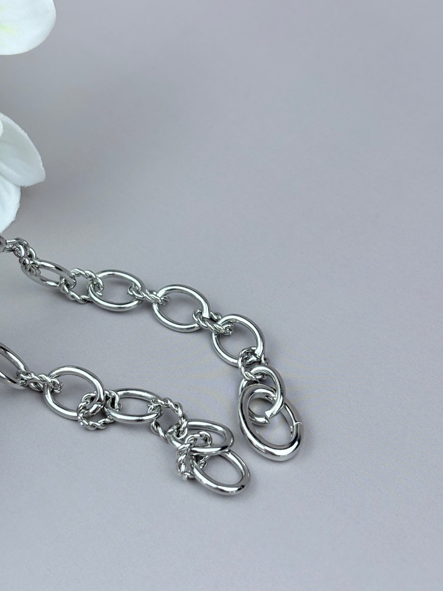 Orion Necklace – Blue Tiger Eye & Stainless Steel