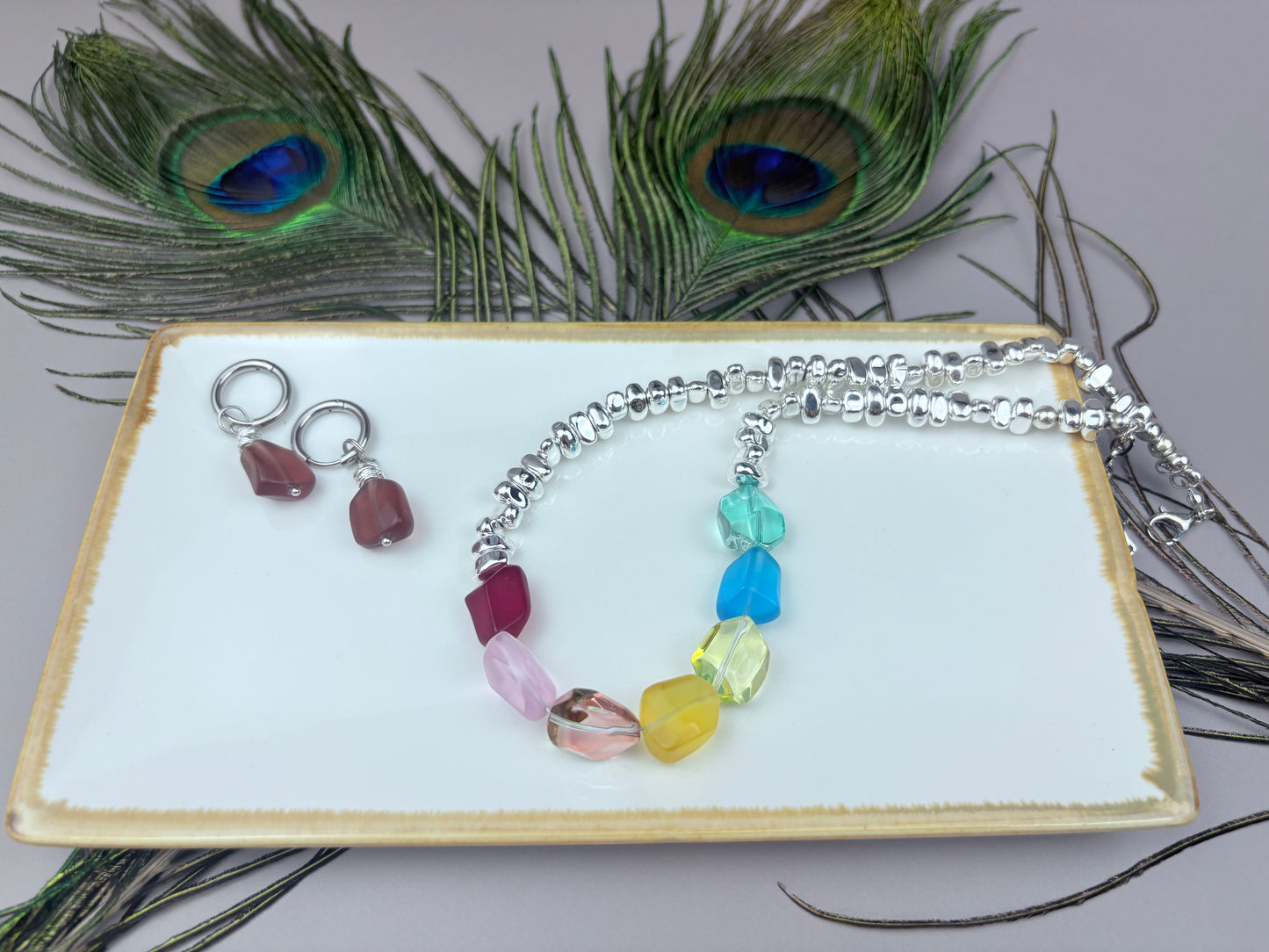 Terra Set – Hematite & Crystal Jewelry