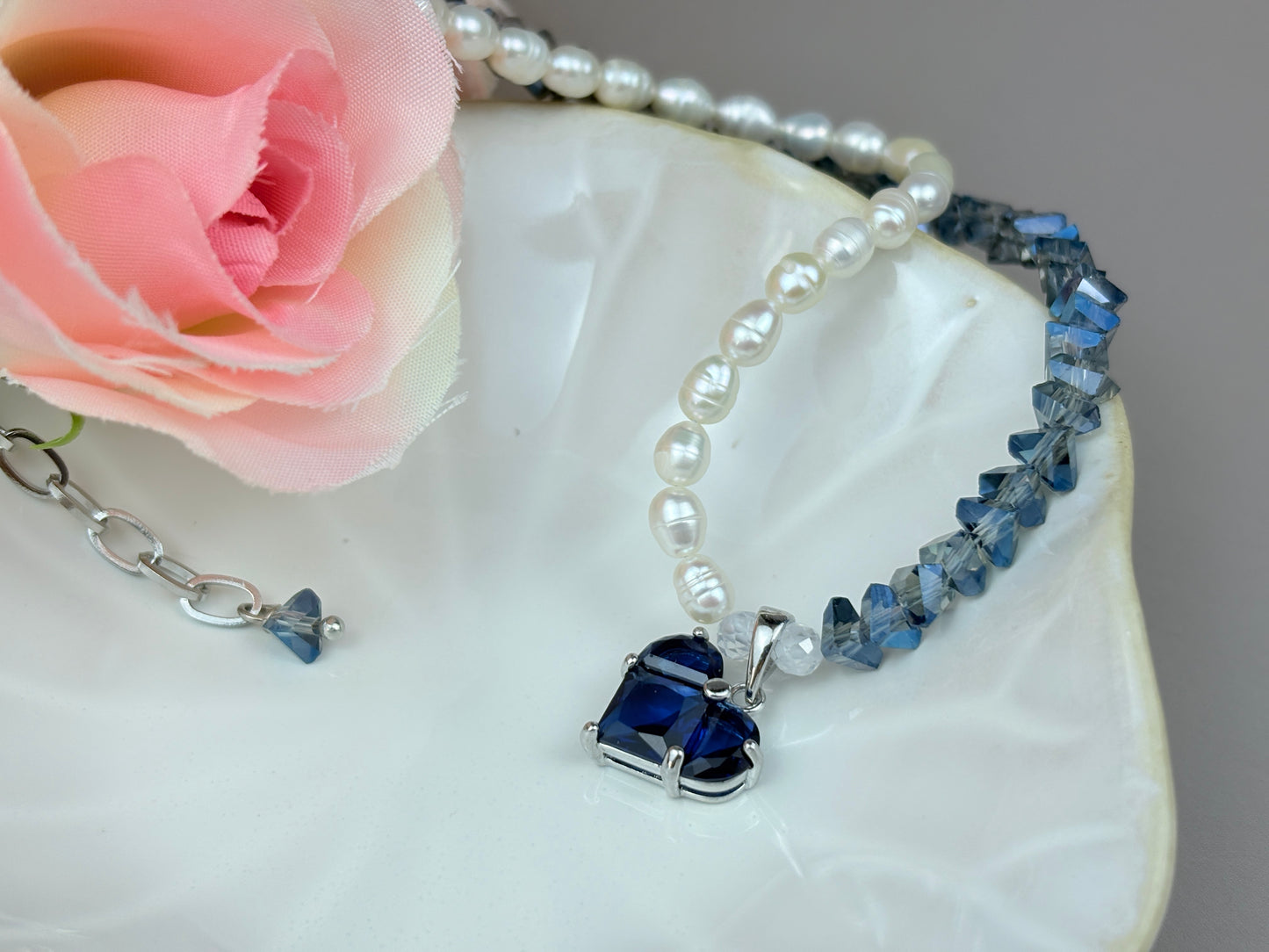 Purple Love Set – Freshwater Pearls & Crystal Jewelry