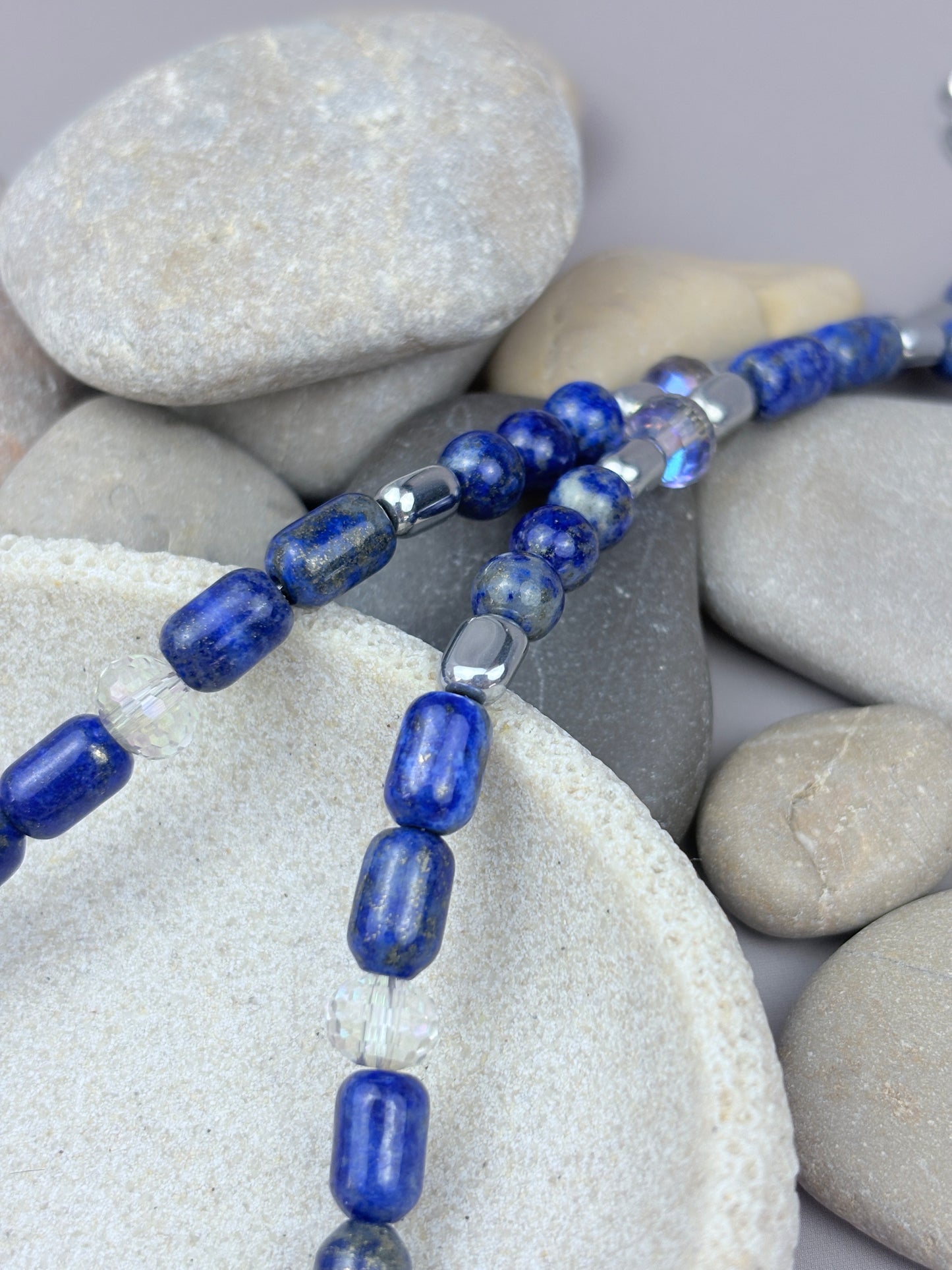 Oceana Set – Lapis Lazuli Necklace & Bracelet