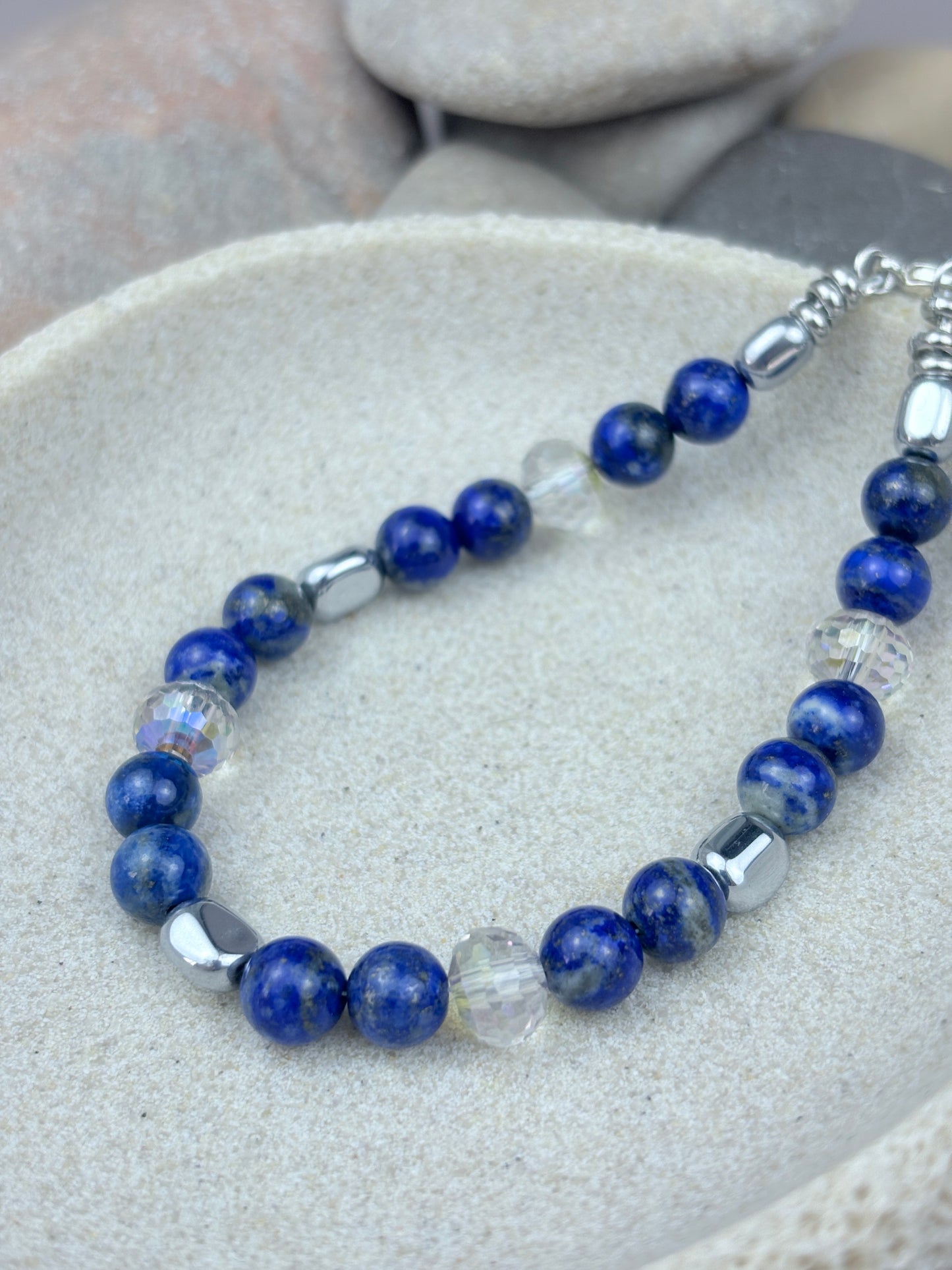 Oceana Set – Lapis Lazuli Necklace & Bracelet